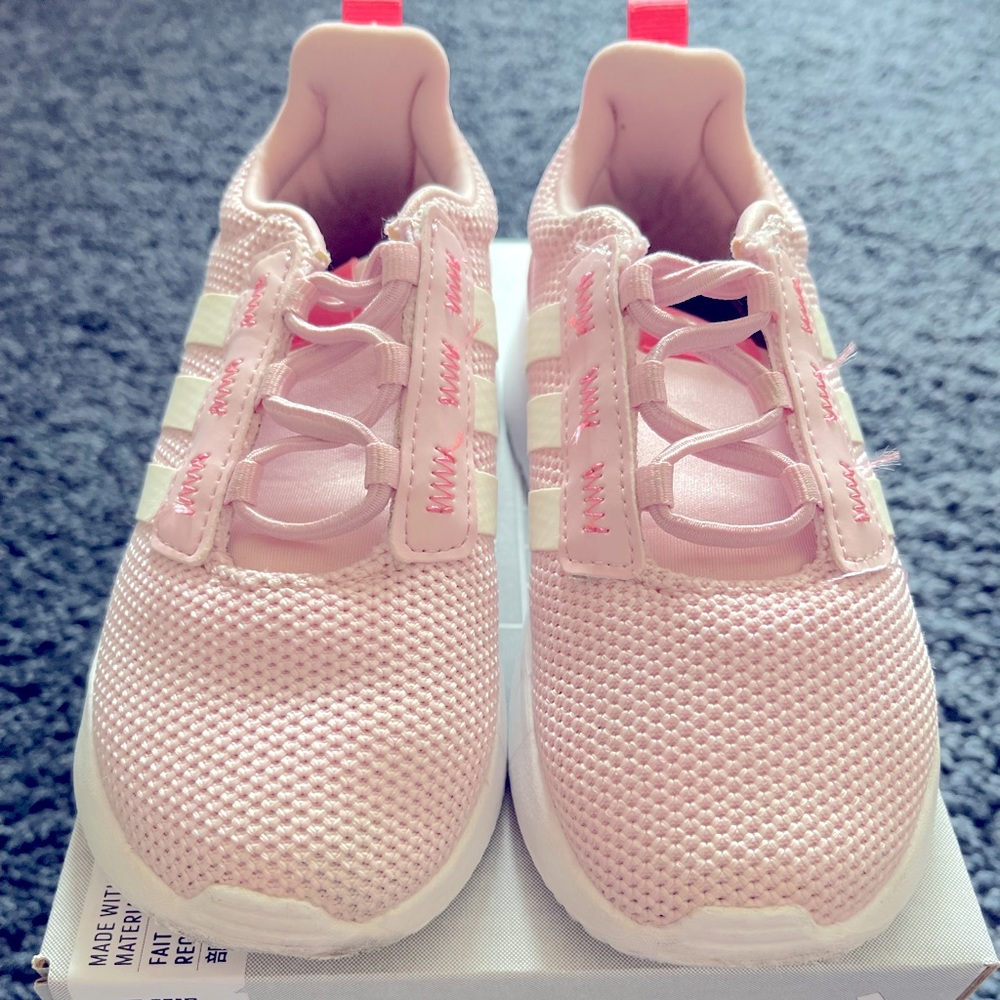 Adidas Racer - Pink - Kids Size 9 - Like new with box